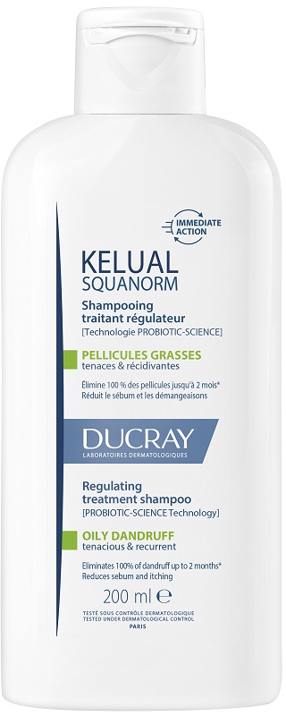 KELUAL SQUANORM SHAMPOO ANTI FORFORA GRASSA 200 ML - farmacia187.it