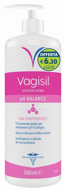 VAGISIL DETERGENTE PH BALANCE 500 ML OFFERTA SPECIALE - farmacia187.it