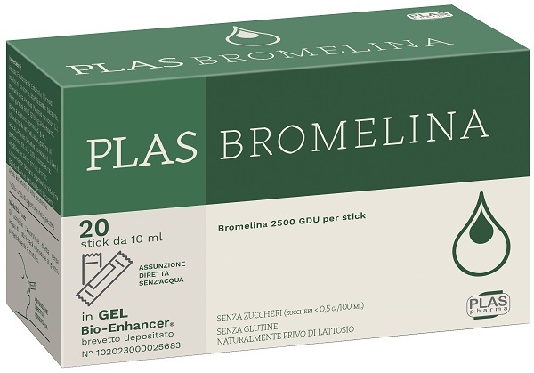 PLAS BROMELINA 20 STICK PACK - farmacia187.it