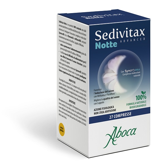 SEDIVITAX NOTTE ADVANCED 27 COMPRESSE - farmacia187.it