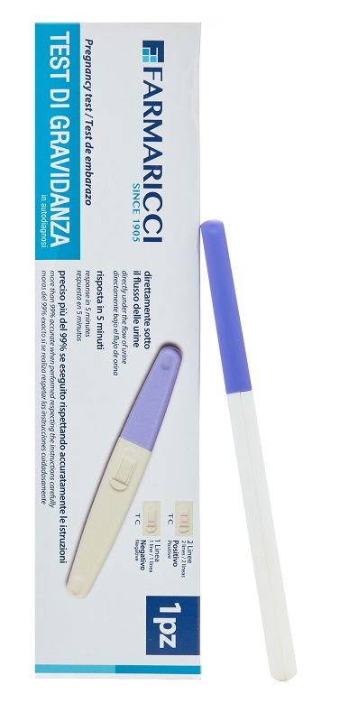 TEST DI GRAVIDANZA FARMARICCI 1 PEZZO - farmacia187.it