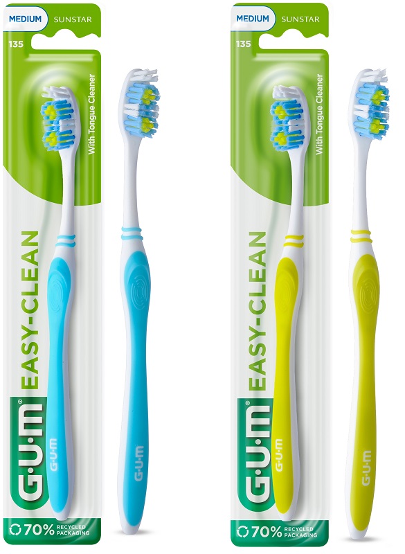 GUM EASY CLEAN TOOTHBRUSH - farmacia187.it