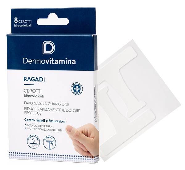 DERMOVITAMINA RAGADI CEROTTI 8 PEZZI - farmacia187.it