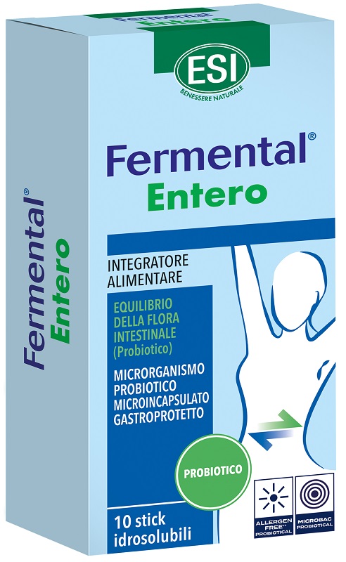 ESI FERMENTAL ENTERO 10 STICK IDROSOLUBILI - farmacia187.it