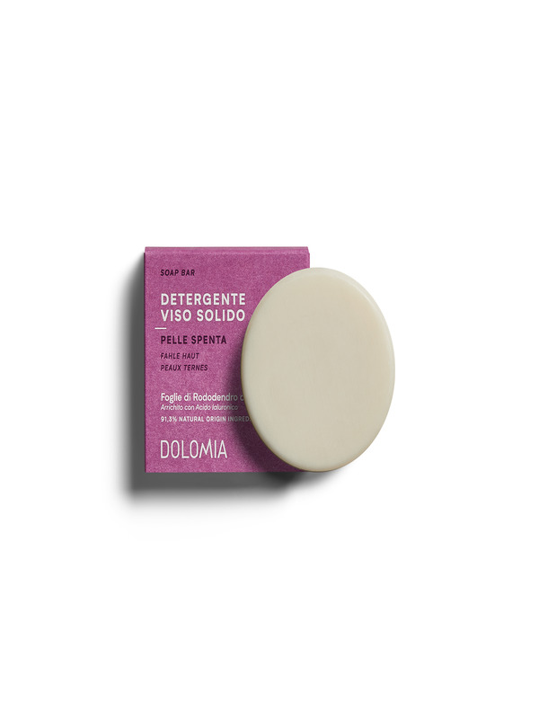 DOLOMIA SKINCARE PHYTO DEFENCE + NATALE 24 DETERGENTE VISO SOLIDO PELLE SPENTA ROSA - farmacia187.it