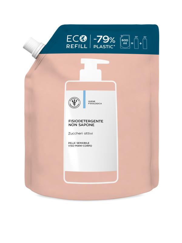LFP FISIODETERGENTE ECO REFILL 600 ML - farmacia187.it