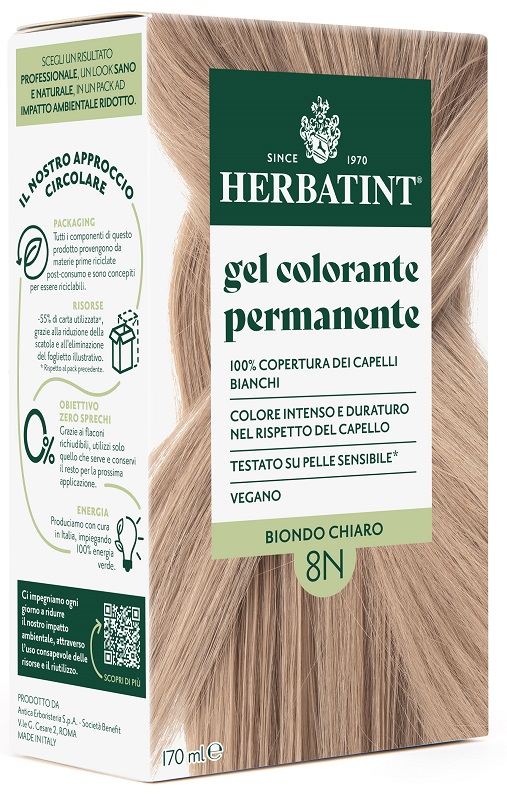 HERBATINT 8N BIONDO CHIARO 170 ML - farmacia187.it