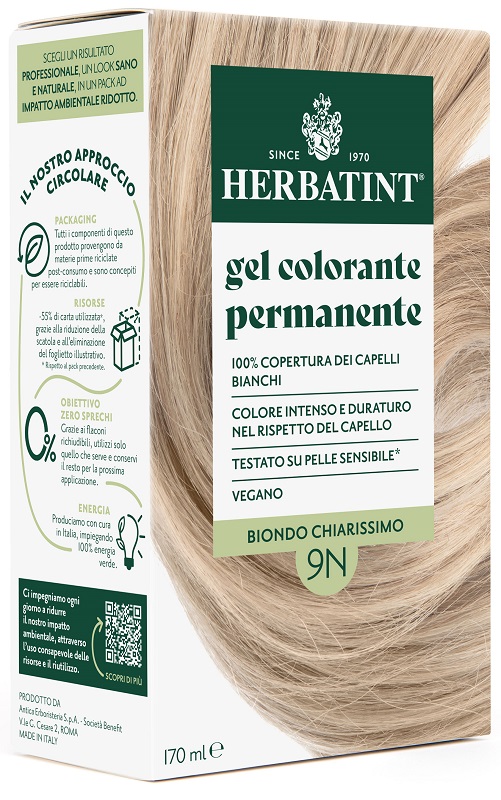 HERBATINT 9N BIONDO CHIARISSIMO 170 ML - farmacia187.it