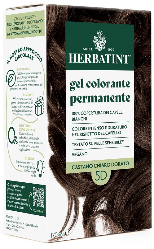 HERBATINT 5D CASTANO CHIARO DORATO 170 ML - farmacia187.it