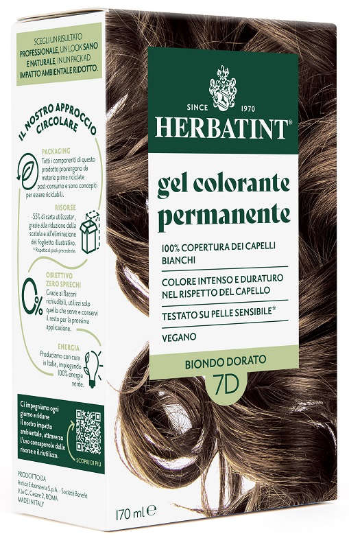 HERBATINT 7D BIONDO DORATO 170 ML - farmacia187.it