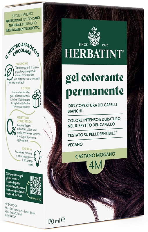 HERBATINT 4M CASTANO MOGANO 170 ML - farmacia187.it