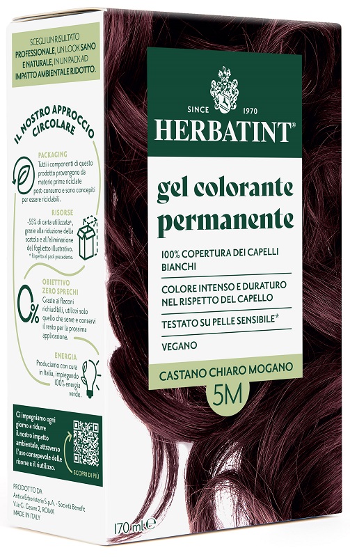 HERBATINT 5M CASTANO CHIARO MOGANO 170 ML - farmacia187.it