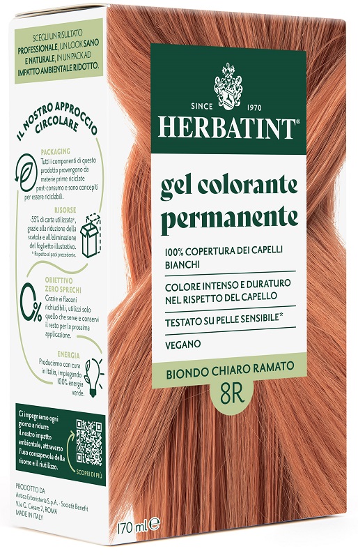 HERBATINT 8R BIONDO CHIARO RAMATO 170 ML - farmacia187.it