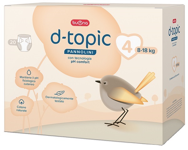 D-TOPIC PANNOLINI TAGLIA 4 20 PEZZI - farmacia187.it