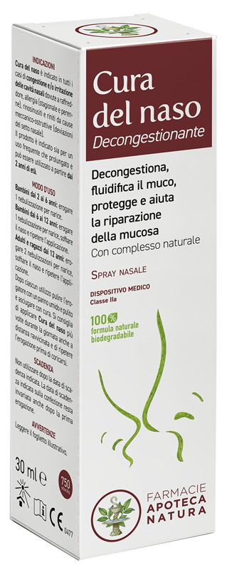 CURA DEL NASO DECONGESTIONANTE SPRAY 30 ML - farmacia187.it