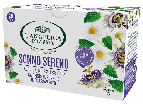 L'ANGELICA TISANA SONNO SERENO 20 FILTRI - farmacia187.it
