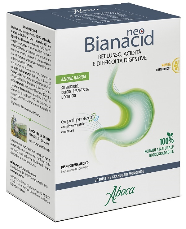 NEOBIANACID 20 BUSTINE LIMONE - farmacia187.it