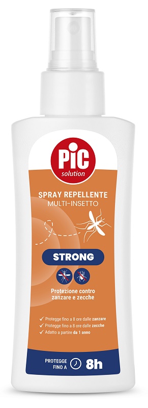 PIC SOLUTION SPRAY REPELLENTE MULTI-INSETTO STRONG 100 ML - farmacia187.it