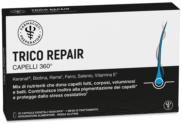 LFP TRICOREPAIR CAPELLI 360 GRADI 30 CAPSULE VEGETALI VEGICAPS SENZA GLUTINE - farmacia187.it