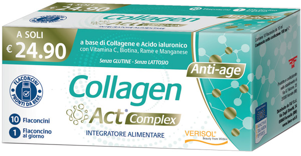 COLLAGEN ACT COMPLEX 10 FLACONCINI DA 10 ML - farmacia187.it