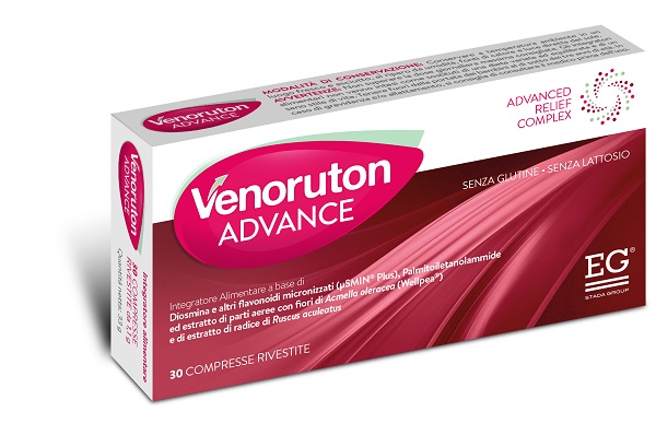 VENORUTON ADVANCE 30 COMPRESSE RIVESTITE DA 1,1 G SENZA GLUTINE SENZA LATTOSIO - farmacia187.it