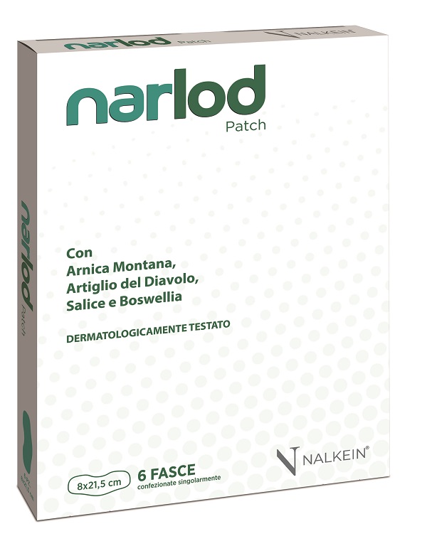 NARLOD PATCH 8X21,5 CM 6 PEZZI - farmacia187.it