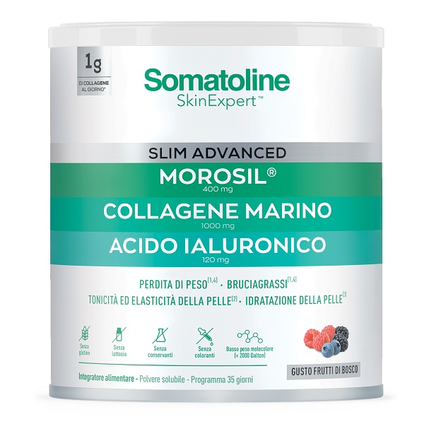 SOMATOLINE SLIM ADVANCED 275 G SENZA GLUTINE SENZA LATTOSIO - farmacia187.it