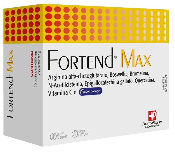 FORTEND MAX 20 BUSTINE SENZA GLUTINE E LATTOSIO - farmacia187.it