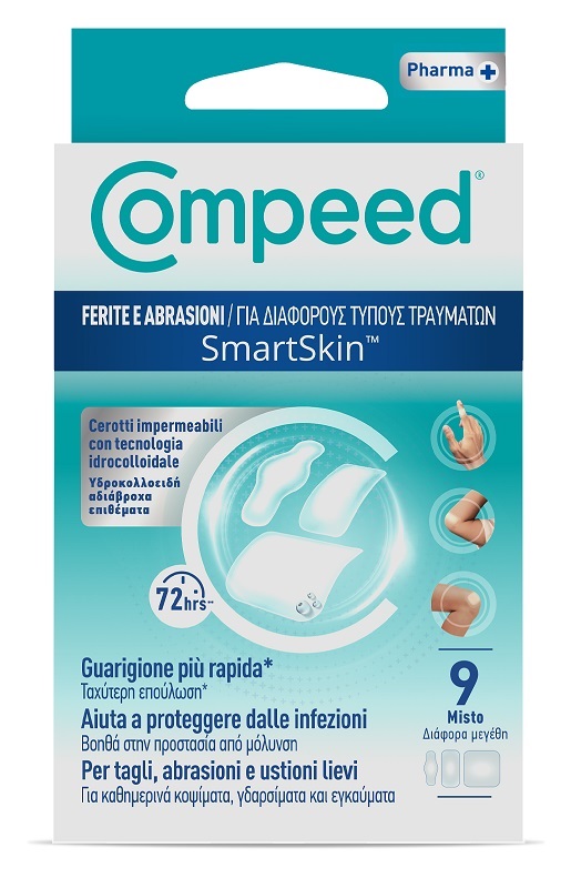 COMPEED CEROTTI FERITE E ABRASIONI MISTO 9 PEZZI - farmacia187.it