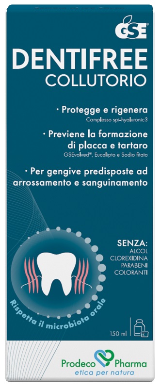 GSE DENTIFREE COLLUTORIO 150 ML - farmacia187.it