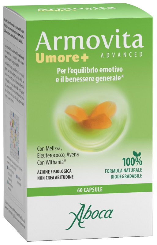 ARMOVITA UMORE+ 60 CAPSULE 466 MG SENZA GLUTINE SENZA LATTOSIO - farmacia187.it