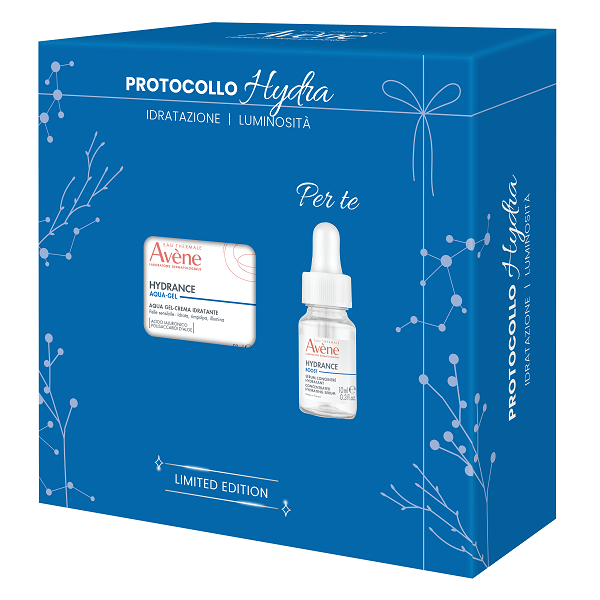 EAU THERMALE AVENE HYDRANCE COFANETTO NATALE 2026 HYDRA AQUA GEL-CREMA IDRATANTE 50 ML + CONCENTRATED HYDRATING SERUM 10 ML - farmacia187.it