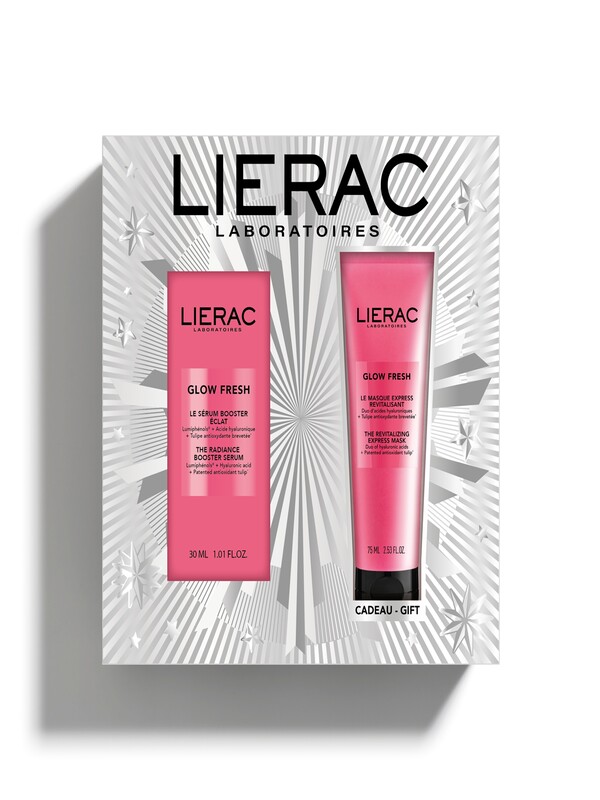 LIERAC SET NATALE GLOW FRESH SIERO + MASCHERA 26 - farmacia187.it