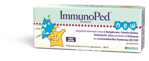 IMMUNOPED FLACONCINI 14 FLACONCINI MONODOSE DA 10 ML CON EDULCORANTE SENZA GLUTINE - farmacia187.it